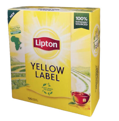 Lipton Black Tea Yellow Label 120pcs